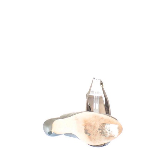 GUCCI Metallic Brown Strappy Heels Item#14456 - Picture 4 of 7